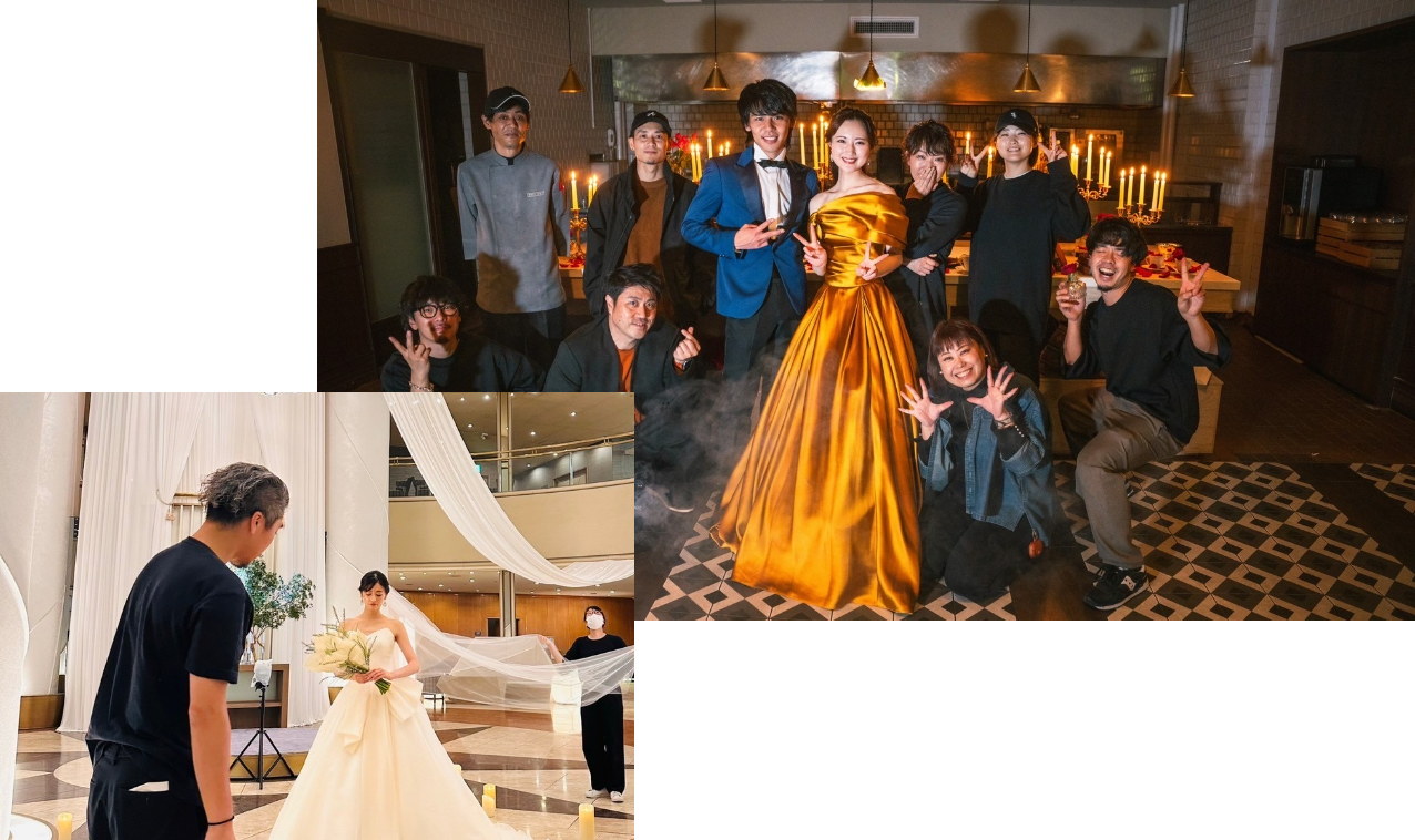 実際のウェディングの様子